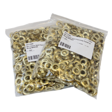 Image SP-11MM SELF PIERCING EYELET &amp;amp; RING BRASS SUPGRA0400 01